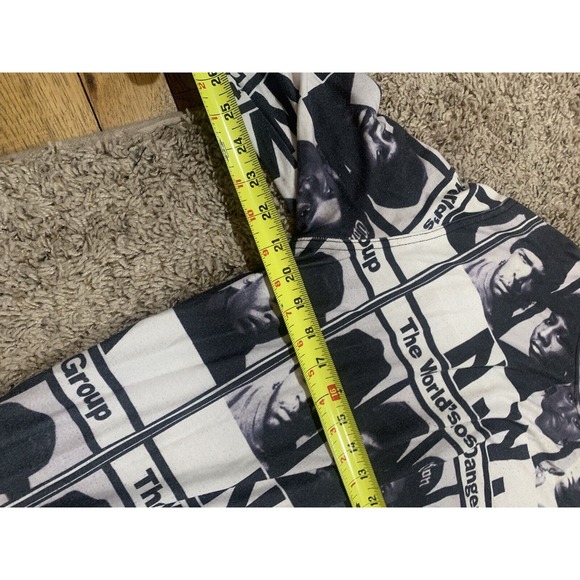 Vintage NWA Straight Outta Compton All Over Print Shirt XL LS SMW Brand Street - Picture 5 of 8